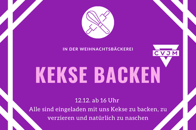 Kekse backen 12.12. 16 Uhr